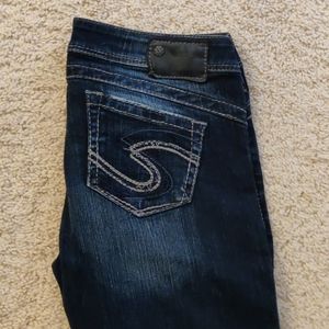 Silver Tuesday 16 1/2 boot cut jeans